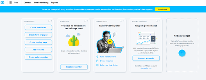 getresponse-dashboard